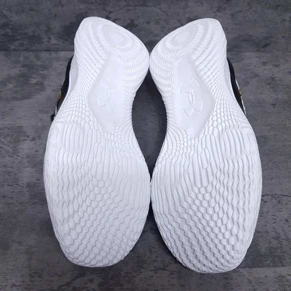 UNDER ARMOUR Curry 2 Low‎ Flotro Taxi Basketball Shoes Mens 7 Black Yellow - Picture 5 of 5